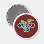 Keltischer Veganer Polyamorus Magnet (Vorderseite/Rückseite)