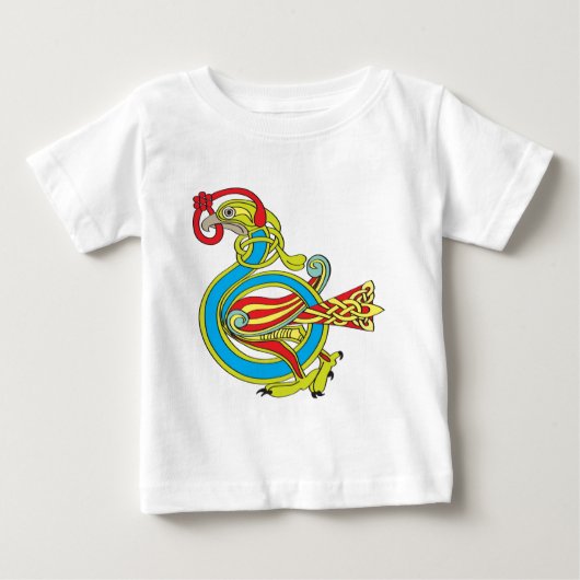 Keltischer Vogel Baby T-shirt (Vorderseite)