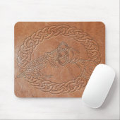 Keltischer Vogel und Hase mit Rahmen Mousepad (Mit Mouse)