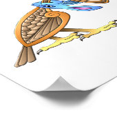 Keltischer Vogel und Kaninchen Poster (Ecke)