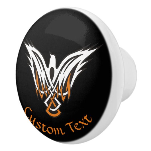 Keltischer Vogelknopf - Keramik Keramikknauf (Rechts)