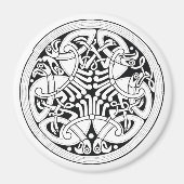 keltischer Vogelmagnet Magnet (Vorne)