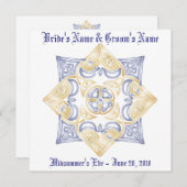 Keltischer Wedding Knoten Inivitation (nicht Einladung (Vorne/Hinten)