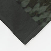 Keltischer Zauberer und Wolf Fleecedecke (Ecke)