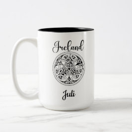 Keltischer Zweifarben-Becher, 0,44 l Zweifarbige Tasse