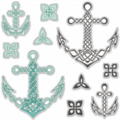 Keltisches Ankersticker-Set Aufkleber (Vorderseite)