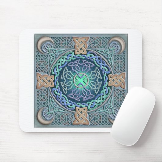 Keltisches Auge der Welt Mousepad (Mit Mouse)