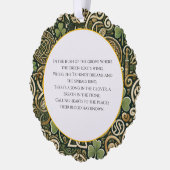 Keltisches Blüten-Ornament Karte (Links)