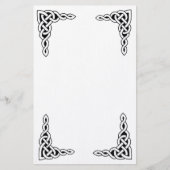 Keltisches Briefpapier der Spitzes 3 (Vorderseite)