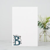 Keltisches Briefpapier des Buchstaben B (Stehend Vorderseite)