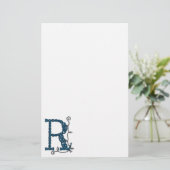 Keltisches Briefpapier des Buchstaben R (Stehend Vorderseite)