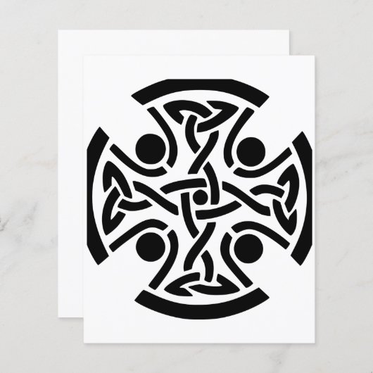Keltisches Christliches Kreuz (Vorne/Hinten)