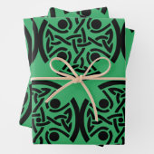 Keltisches Christliches Kreuz Geschenkpapier Set (Beispiel)