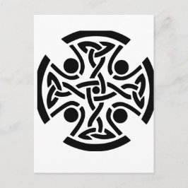 Keltisches Christliches Kreuz Postkarte