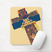 Keltisches Cross Grunge Mouse Pad Mousepad (Mit Mouse)