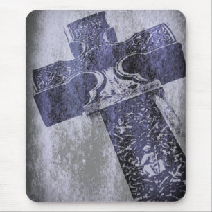 Keltisches Cross Grunge Mouse Pad Mousepad