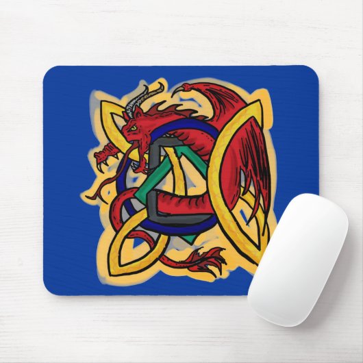 Keltisches Drache mousepad (Mit Mouse)