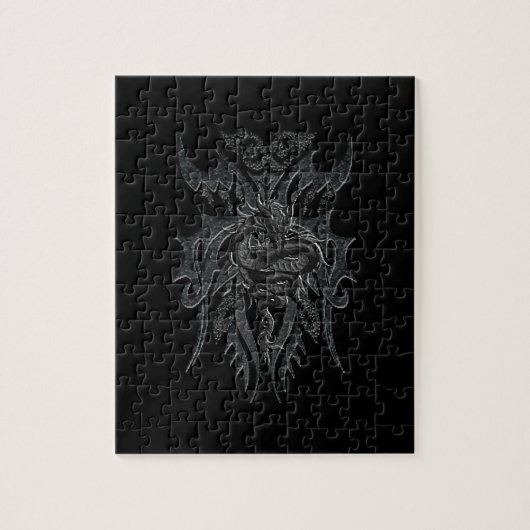 Keltisches Drache-Puzzlespiel Puzzle (Vertikal)