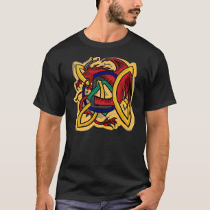 Keltisches Drache-Typt-stück T-Shirt