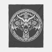 Keltisches Drachen-Emblem von BurnsInHell Fleecedecke (Vorderseite)