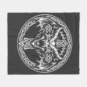 Keltisches Drachen-Emblem von BurnsInHell Fleecedecke (Vorderseite (Horizontal))