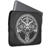 Keltisches Drachen-Emblem von BurnsInHell Laptopschutzhülle (Vorne Rechts)