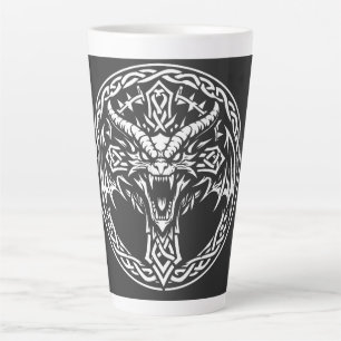 Keltisches Drachen-Emblem von BurnsInHell Milchtasse