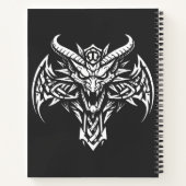 Keltisches Drachen-Emblem von BurnsInHell Notizblock (Rückseite)