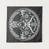 Keltisches Drachen-Emblem von BurnsInHell Wandteppich (Vorderseite (Horizontal))