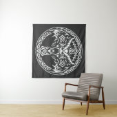 Keltisches Drachen-Emblem von BurnsInHell Wandteppich (Beispiel (Horizontal))