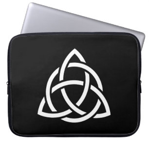 Keltisches Dreifachknoten-Triquetra-Symbol Laptopschutzhülle