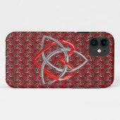 Keltisches Dreiheits-Herz Case-Mate iPhone Hülle (Rückseite (Horizontal))