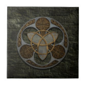 Keltisches Dreiheits-Schild Fliese (Vorderseite)