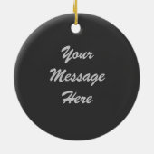 Keltisches Dreiheits-Schild Keramikornament (Hinten)