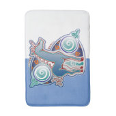 Keltisches Einhorn Badematte (Vorderseite Vertikal)