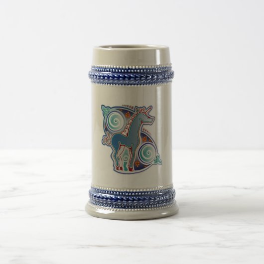 Keltisches Einhorn Bierglas (Mittel)