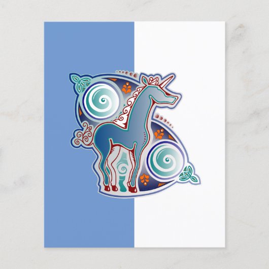 Keltisches Einhorn Flyer (Vorne)