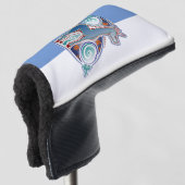 Keltisches Einhorn Golf Headcover (3/4 Vorderseite)