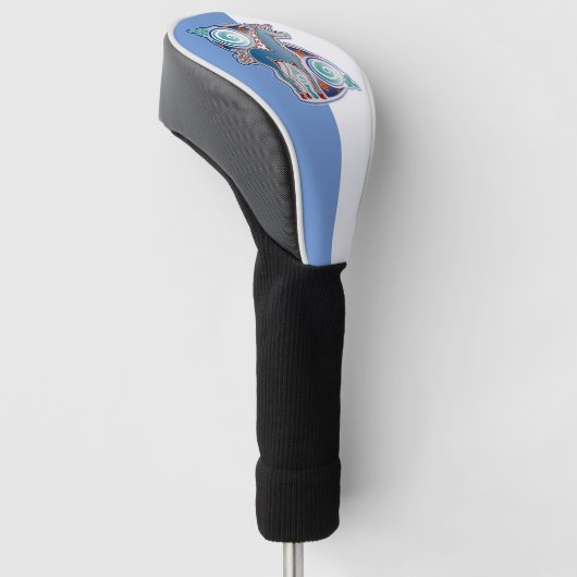 Keltisches Einhorn Golf Headcover (angewinkelt)