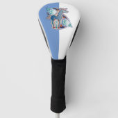 Keltisches Einhorn Golf Headcover (Vorderseite)