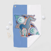 Keltisches Einhorn Golfhandtuch (Insitu)