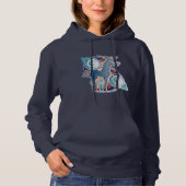 Keltisches Einhorn Hoodie (Vorderseite)