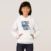 Keltisches Einhorn Hoodie (Vorne ganz)