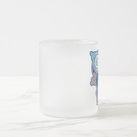 Keltisches Einhorn Mattglastasse (Mittel)