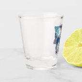 Keltisches Einhorn Schnapsglas (Links)