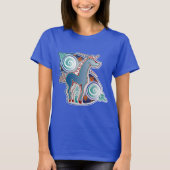 Keltisches Einhorn T-Shirt (Vorderseite)