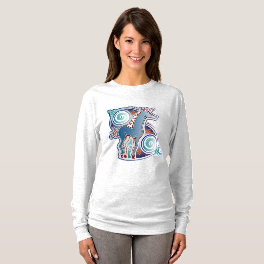 Keltisches Einhorn T-Shirt (Vorne ganz)