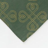 Keltisches Entwurfs-Muster Fleecedecke (Ecke)