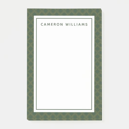 Keltisches Entwurfs-Muster Post-it Klebezettel (Vorderseite)