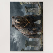 Keltisches Geisttier-Bär-Jigsaw-Puzzle Puzzle (Vertikal)